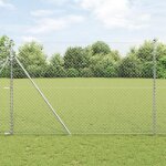 Vidaxl cl�ture grillag�e 16 x 10 m en acier galvanis� 42004843