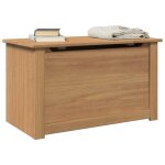 Vidaxl coffre de rangement avec couvercle panama bois massif de pin coffre coffre  couvertures coffre ...