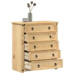 Vidaxl commode corona 80x40x89 cm bois massif de pin commode à tiroirs classeur armoire à tiroirs armoire ... Vidaxl commode corona 80x40x89 cm bois massif de pin commode à tiroirs classeur armoire à tiroirs armoire ...