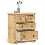 Vidaxl commode corona 80x43x91 cm bois massif de pin commode à tiroirs classeur armoire à tiroirs armoire ... Vidaxl commode corona 80x43x91 cm bois massif de pin commode à tiroirs classeur armoire à tiroirs armoire ...