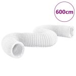 Vidaxl conduit dchappement pvc 6 m 20 cm conduit dvacuation conduit dair flexible tuyau dchappement ...
