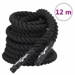 Vidaxl corde de combat corde dentranement ondulatoire avec poignes corde de bataille portable pour ...