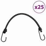 Vidaxl cordes élastiques avec bandes réfléchissantes et crochets 25pcs cordon élastique avec crochet ... Vidaxl cordes élastiques avec bandes réfléchissantes et crochets 25pcs cordon élastique avec crochet ...