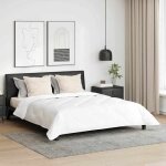 Vidaxl couette avec oreillers 3 pcs blanc microfibre et plumes doie chambre moderne ensemble de couette ...