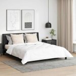 Vidaxl couette avec oreillers 3 pcs blanc microfibre et plumes doie chambre moderne ensemble de couette ...