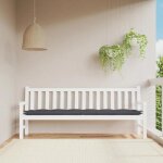 Vidaxl coussin de banc de jardin revtement de banc avec jeux de cordes coussin dextrieur impermable ...