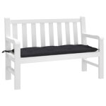 Vidaxl coussin de banc de jardin revtement de banc avec jeux de cordes coussin dextrieur impermable ...