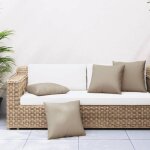Vidaxl coussins de canapé lot de 4 taupe 40x40 cm tissu 360367 Vidaxl coussins de canapé lot de 4 taupe 40x40 cm tissu 360367