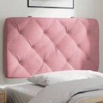 Vidaxl coussin de tte de lit oreiller de tte de lit avec bandes auto - agrippantes coussin rembourr ...