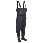 Vidaxl cuissardes avec bottes et ceinture noir taille 38 - 46 pvc
