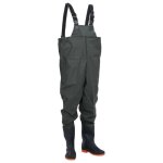 Vidaxl cuissardes avec bottes noir taille 38 - 46 pvc
