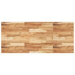 Vidaxl dessus de meuble de salle de bain finition � lhuile 120x60x2cm �tag�re de salle de bain plan de ...