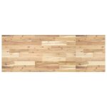Vidaxl dessus de meuble de salle de bain non trait� bois dacacia �tag�re de salle de bain plan de travail ...