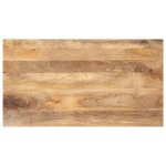 Vidaxl dessus de table 120x50x25cm rectangulaire bois massif manguier 371463