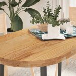 Vidaxl dessus de table 120x60x4 cm bois de chêne massif ovale plateau de table basse plateau de table ... Vidaxl dessus de table 120x60x4 cm bois de chêne massif ovale plateau de table basse plateau de table ...