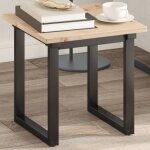 Vidaxl dessus de table 40x40x17 cm carr bois de pin massif dessus de table en bois dessus de table dappoint ...
