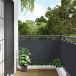 Vidaxl Écran dintimité de balcon anthracite 400x90 cm pvc rouleau de clôture bande de clôture écran de ... Vidaxl Écran dintimité de balcon anthracite 400x90 cm pvc rouleau de clôture bande de clôture écran de ...