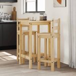 Vidaxl ensemble de bar 3 pcs bois de pin massif, ensemble de pub, ensemble de meubles, tabouret de bar ... Vidaxl ensemble de bar 3 pcs bois de pin massif, ensemble de pub, ensemble de meubles, tabouret de bar ...