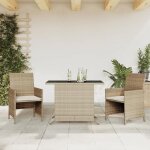 Vidaxl ensemble de bistro avec coussins 3 pcs chaises et table de patio meubles de terrasse arrière - ... Vidaxl ensemble de bistro avec coussins 3 pcs chaises et table de patio meubles de terrasse arrière - ...