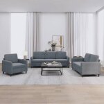 Vidaxl ensemble de canapés 3 pcs, sièges avec coussins, canapés avec accoudoirs et dossier, meubles de ... Vidaxl ensemble de canapés 3 pcs, sièges avec coussins, canapés avec accoudoirs et dossier, meubles de ...