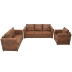 Vidaxl ensemble de canap�s 3 pcs canap� de salle de s�jour sofa de salon sofa de salle de s�jour maison ...