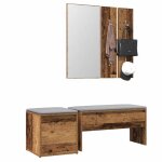 Vidaxl ensemble de meubles de couloir vieux bois bois dingénierie 3329171 Vidaxl ensemble de meubles de couloir vieux bois bois dingénierie 3329171