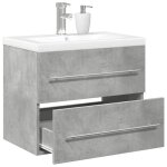 Vidaxl ensemble de meubles de salle de bain 2 pcs gris béton armoire de salle de bain meuble de salle ... Vidaxl ensemble de meubles de salle de bain 2 pcs gris béton armoire de salle de bain meuble de salle ...