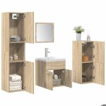 Vidaxl ensemble de meubles de salle de bain 5 pcs chne sonoma 3325020