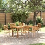 Vidaxl ensemble de salle à manger de jardin 7 pièces beige en rotin synthétique. comprend une table et ... Vidaxl ensemble de salle à manger de jardin 7 pièces beige en rotin synthétique. comprend une table et ...