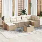 Vidaxl ensemble de salle à manger de jardin de 8 pièces avec coussins en rotin synthétique marron 3355490 ... Vidaxl ensemble de salle à manger de jardin de 8 pièces avec coussins en rotin synthétique marron 3355490 ...