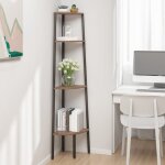 Vidaxl �tag�re dangle 4 niveaux biblioth�que meuble de rangement �tag�re dexposition salon int�rieur ...