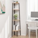 Vidaxl tagre dangle 4 niveaux marron clair et noir 455x315x150 cm 336391