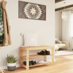 Vidaxl tagre  chaussures 3 niveaux porte - chaussures avec rangement meuble  chaussures organisateur ...