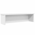 Vidaxl �tag�re de cuisine empilable blanc 60x15x16cm bois ding�nierie �tag�re de rangement de cuisine ...