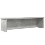 Vidaxl �tag�re de cuisine empilable gris b�ton 60x15x16 cm �tag�re de rangement de cuisine organiseur ...