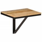 Vidaxl tagre murale support flottant tagre de prsentation suspendue meuble de salon maison bois ...