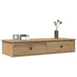 Vidaxl tagre murale avec tiroirs chne artisanal bois dingnierie 859967