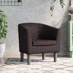 Vidaxl fauteuil cabriolet chaise de relaxation sige avec dossier et accoudoirs canap de bureau salon ...