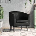Vidaxl fauteuil cabriolet chaise de relaxation sige avec dossier et accoudoirs canap de bureau salon ...