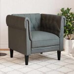Vidaxl fauteuil chesterfield chaise de relaxation avec accoudoirs et dossier si�ge avec pieds fauteuil ...