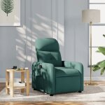 Vidaxl fauteuil inclinable chaise avec repose - pieds si�ge avec dossier et accoudoirs meuble de salle ...