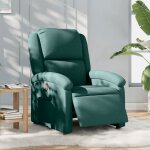 Vidaxl fauteuil inclinable �lectrique chaise de relaxation avec dossier et repose - pied r�glables si�ge ...