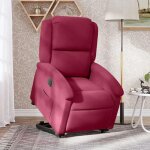 Vidaxl fauteuil inclinable lectrique chaise de relaxation avec dossier et repose - pied rglables sige ...