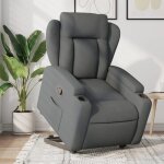 Vidaxl fauteuil inclinable chaise de relaxation avec dossier et repose - pied r�glables si�ge de salon ...