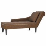 Vidaxl fauteuil long avec coussin et accoudoir droit marron similicuir fauteuil fauteuil de détente fauteuil ... Vidaxl fauteuil long avec coussin et accoudoir droit marron similicuir fauteuil fauteuil de détente fauteuil ...
