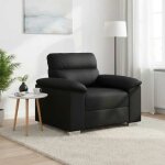 Vidaxl fauteuil noir 100x81x84 cm similicuir 4105331