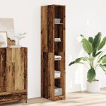 Vidaxl garde - robe vieux bois 30x50x200 cm bois d'ingénierie, armoire de rangement, organisateur de ... Vidaxl garde - robe vieux bois 30x50x200 cm bois d'ingénierie, armoire de rangement, organisateur de ...