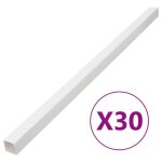 Vidaxl goulotte de cble protge - cble protecteur de cble cache - cordon gestion de cble de bureau ...