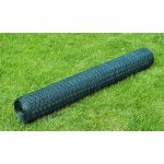 Vidaxl grillage  poule avec revtement en pvc 25x05 m vert clture barrire cltures barrires 140404 ...