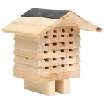 Vidaxl h�tel dabeilles maison insectes jardin ext�rieur bois de sapin massif 314814